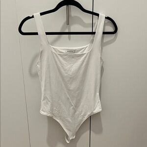 Aritzia Original Contour White Bodysuit